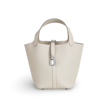 PICOTIN 18 LOCK CLEMENCE LEATHER CRAIE WITH PALLADIUM HARDWARE (PHW)