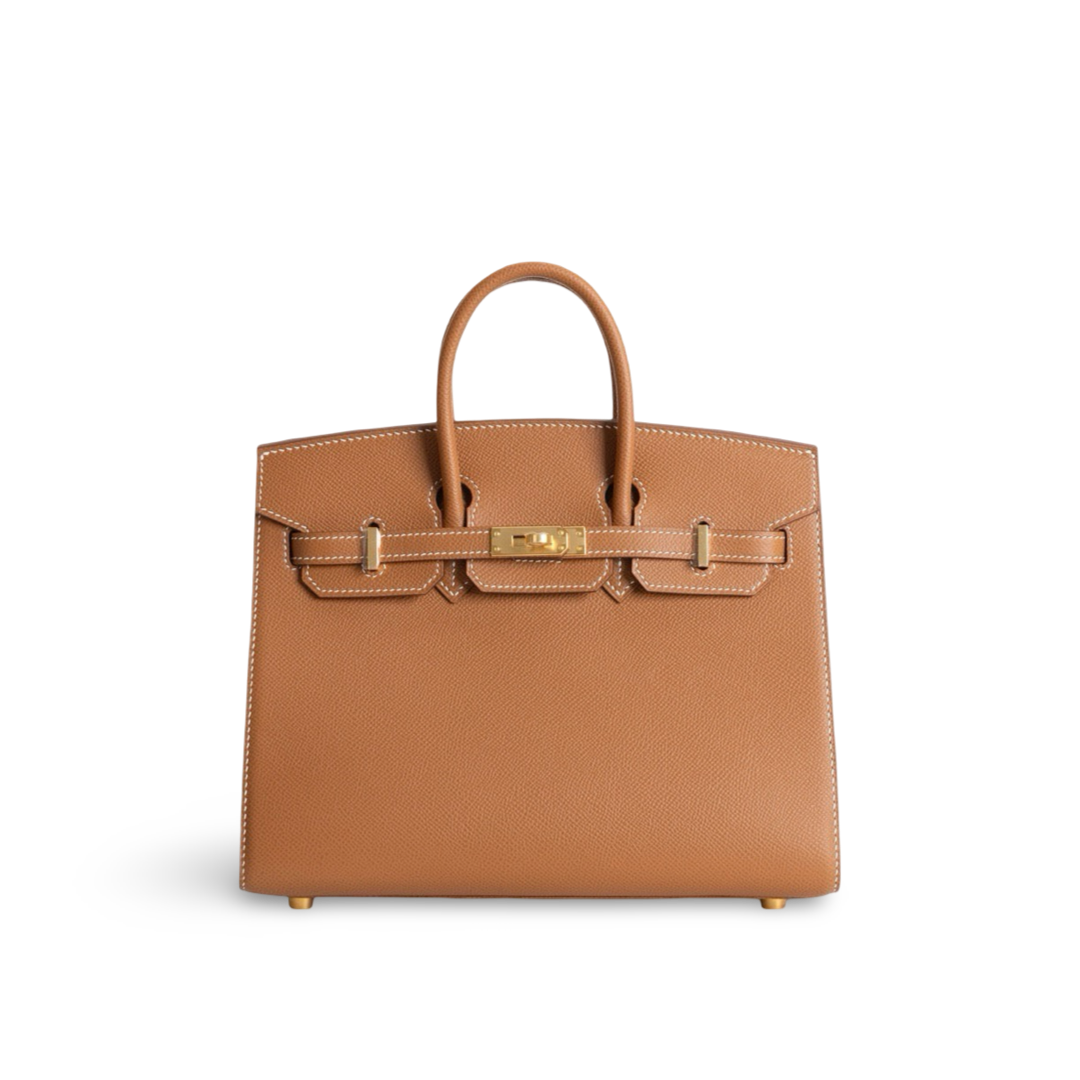 BIRKIN 25 (SELLIER SHAPE) EPSOM LEATHER GOLD WITH GOLD HARDWARE (GHW)