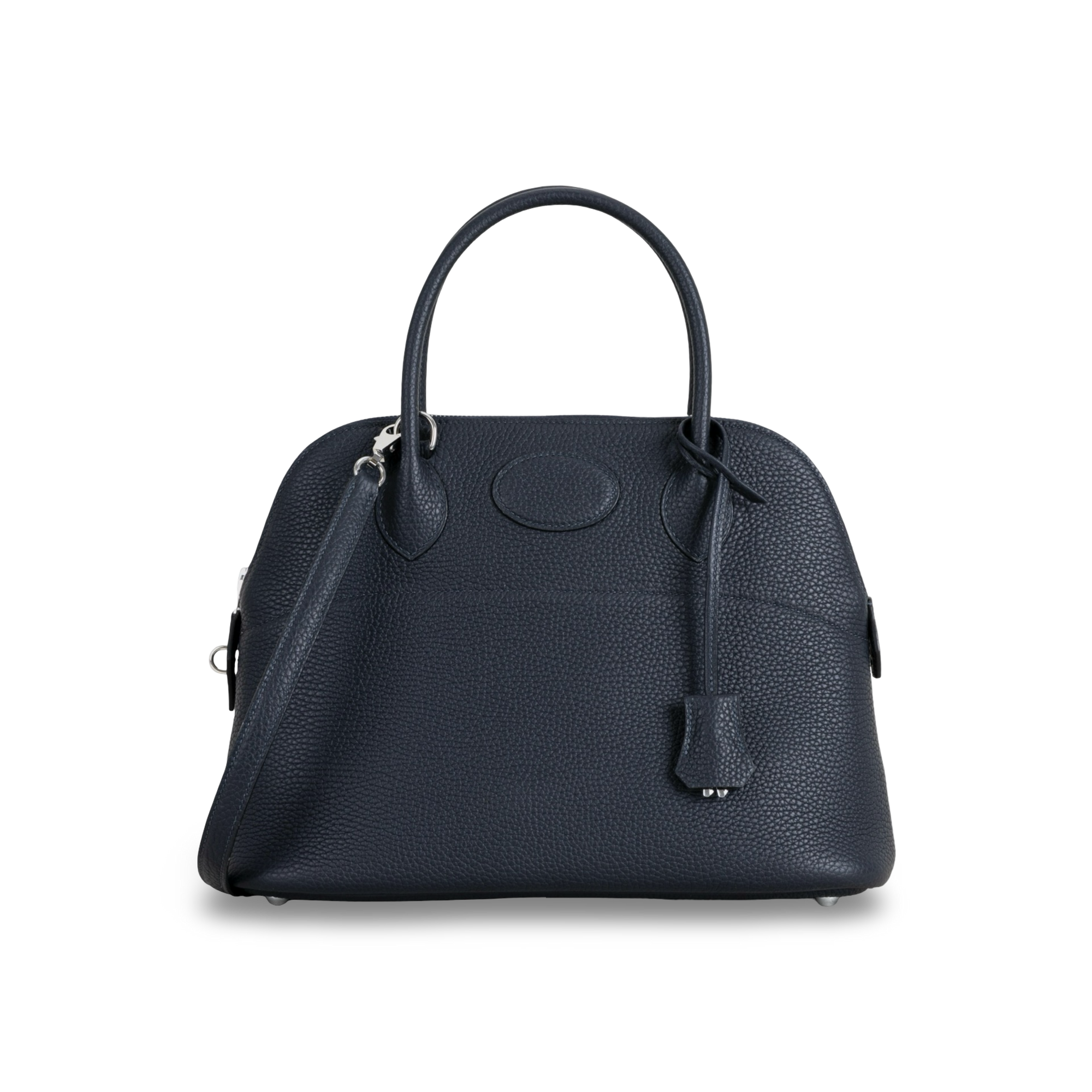 BOLIDE 31 CLEMENCE LEATHER BLEU NUIT WITH PALLADIUM HARDWARE (PHW)