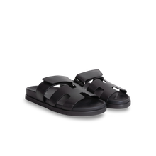 CHYPRE SANDALS SWIFT LEATHER NOIR (BLACK)