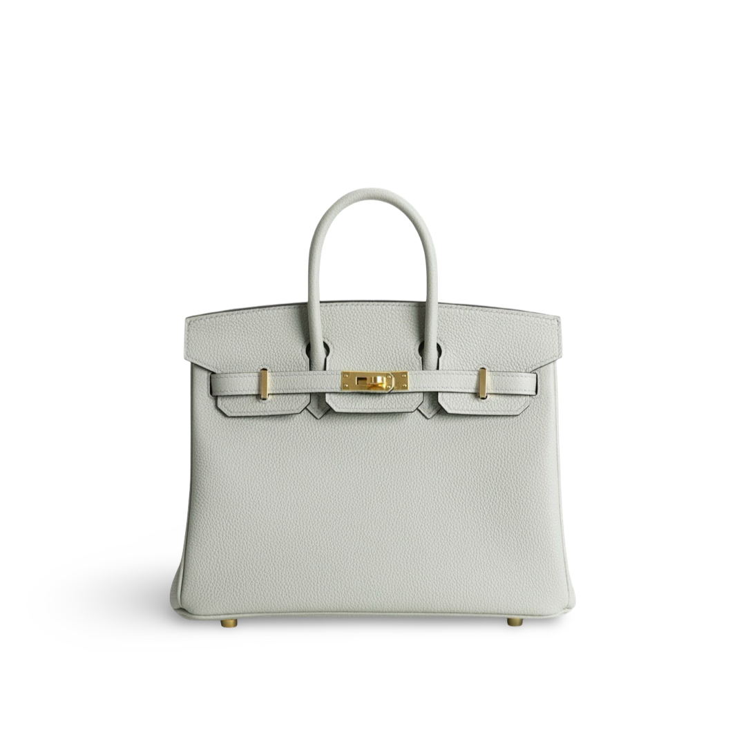 BIRKIN 25 TOGO LEATHER GRIS NEVE WITH GOLD HARDWARE (GHW)