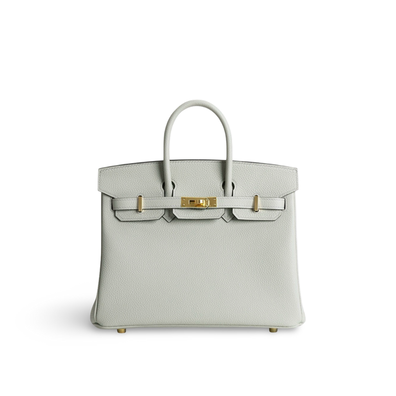 BIRKIN 25 TOGO LEATHER GRIS NEVE WITH GOLD HARDWARE (GHW)