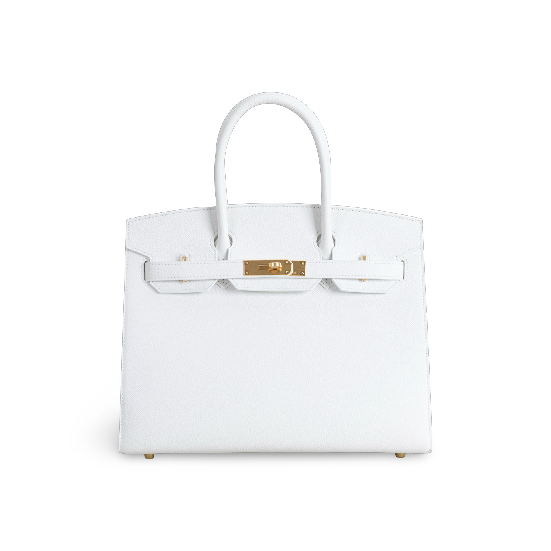 BIRKIN 30 (SELLIER SHAPE) EPSOM LEATHER WHITE WITH GOLD HARDWARE (GHW)