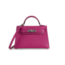 MINI KELLY II (20) EPSOM LEATHER ROSE PURPLE WITH PALLADIUM HARDWARE (PHW)