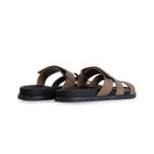 CHYPRE SANDALS EPSOM LEATHER ETOUPE