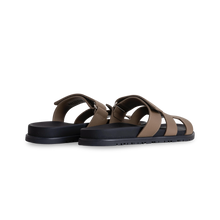 CHYPRE SANDALS EPSOM LEATHER ETOUPE