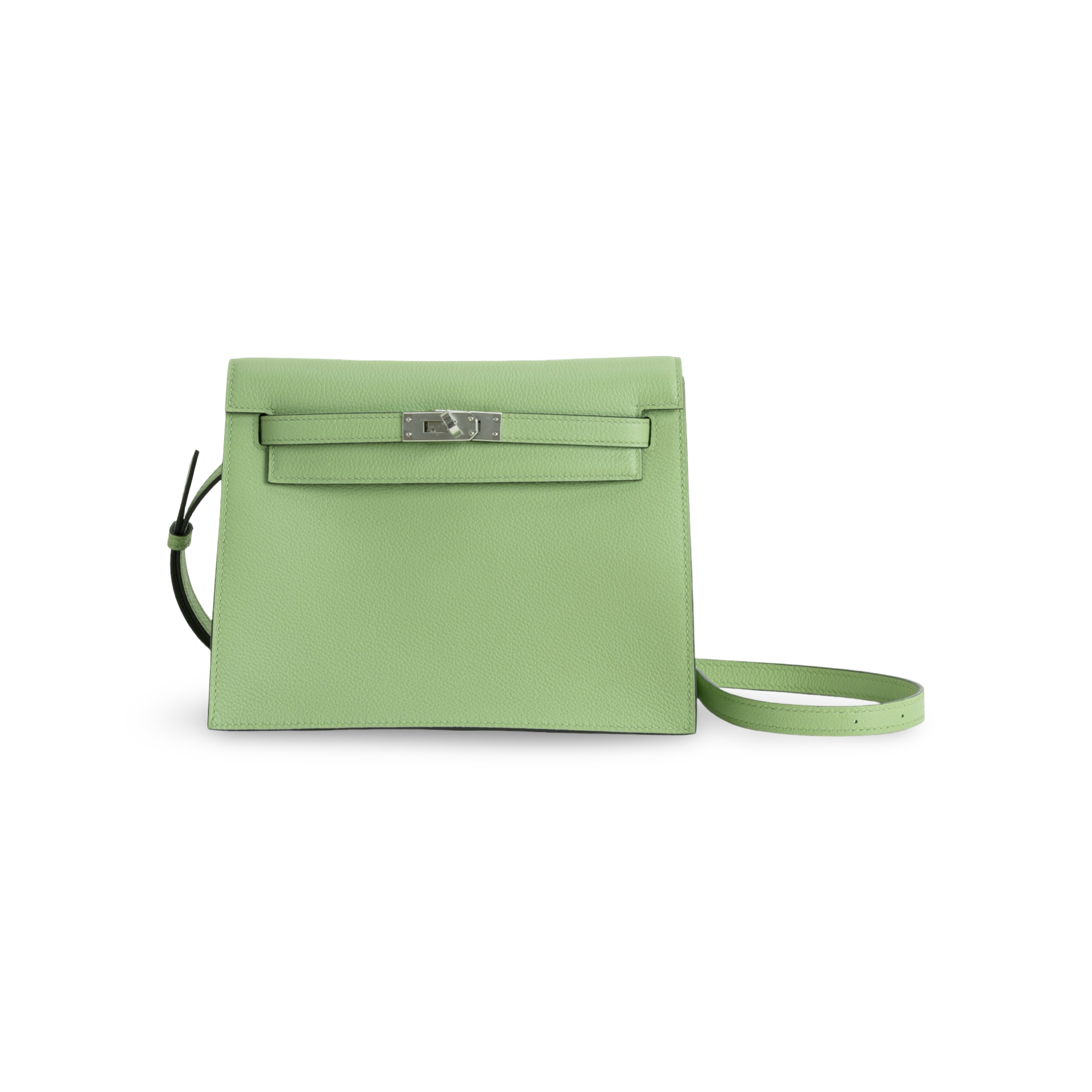 KELLY DANSE EVERCOLOR LEATHER VERT CRIQUET WITH PALLADIUM HARDWARE (PHW)