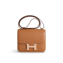 CONSTANCE 18 (MINI) EPSOM LEATHER GOLD WITH ROSE GOLD HARDWARE (RGHW)