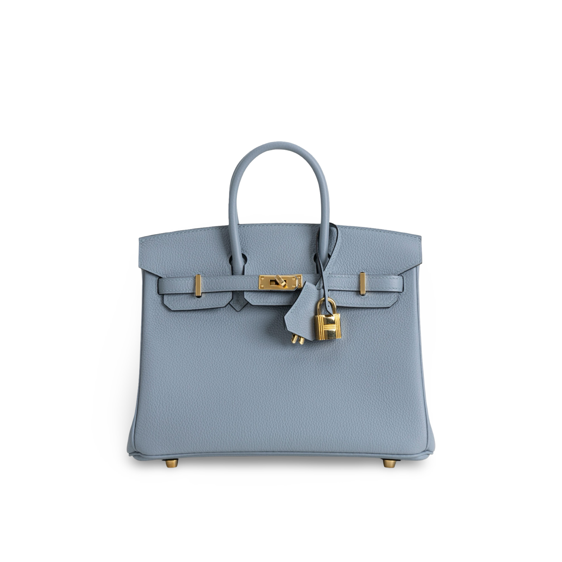 BIRKIN 25 TOGO LEATHER BLEU LIN WITH GOLD HARDWARE (GHW)