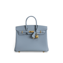 BIRKIN 25 TOGO LEATHER BLEU LIN WITH GOLD HARDWARE (GHW)