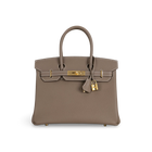 BIRKIN 30 TOGO LEATHER ETOUPE WITH GOLD HARDWARE (GHW)