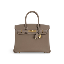 BIRKIN 30 TOGO LEATHER ETOUPE WITH GOLD HARDWARE (GHW)
