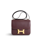 CONSTANCE 18 (MINI) SWIFT LEATHER BORDEAUX WITH GOLD HARDWARE (GHW)