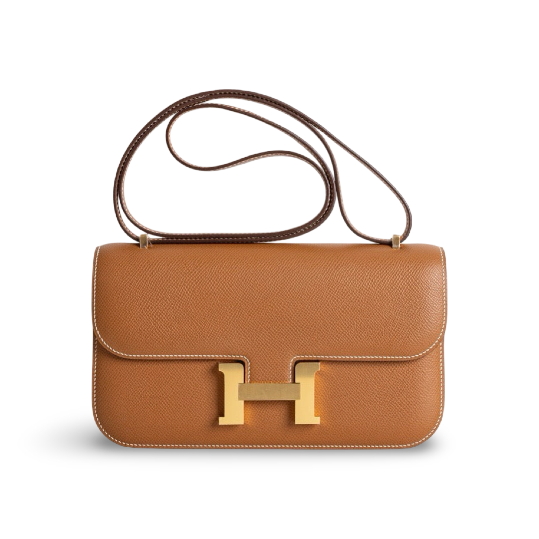 CONSTANCE 24 ELAN EPSOM LEATHER GOLD WITH GOLD HARDWARE (GHW)