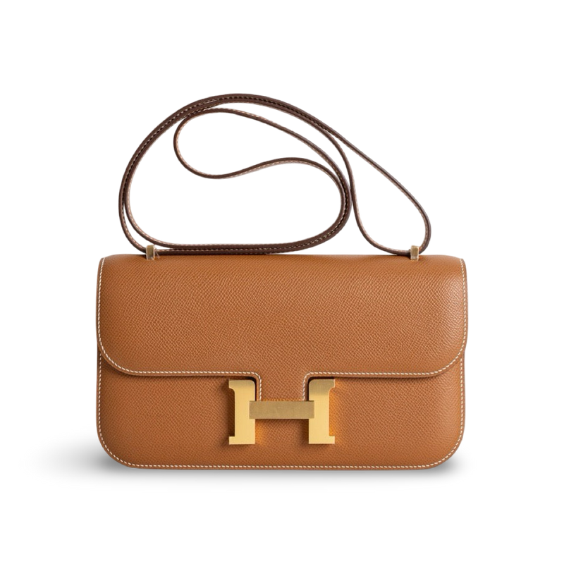 CONSTANCE 24 ELAN EPSOM LEATHER GOLD WITH GOLD HARDWARE (GHW)