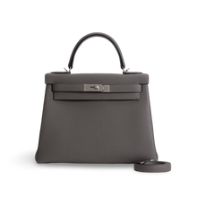 KELLY 28 TOGO LEATHER ETAIN WITH PALLADIUM HARDWARE (PHW)