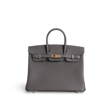 BIRKIN 25 TOGO LEATHER ETAIN WITH ROSE GOLD HARDWARE (RGHW)