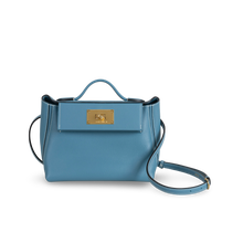 24/24 (MINI) EVERCOLOR & SWIFT LEATHER BLEU JEAN WITH GOLD HARDWARE (GHW)