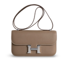CONSTANCE 24 ELAN EPSOM LEATHER ETOUPE WITH PALLADIUM HARDWARE (PHW)
