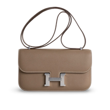 CONSTANCE 24 ELAN EPSOM LEATHER ETOUPE WITH PALLADIUM HARDWARE (PHW)