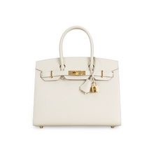 BIRKIN 30 (SELLIER SHAPE) EPSOM LEATHER CRAIE WITH GOLD HARDWARE (GHW)