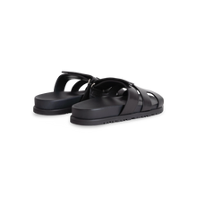 CHYPRE SANDALS SWIFT LEATHER NOIR (BLACK)