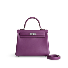 KELLY 25 SWIFT LEATHER ANEMONE WITH PALLADIUM HARDWARE (PHW)