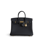 BIRKIN 25 TOGO LEATHER NOIR (BLACK) WITH GOLD HARDWARE (GHW)