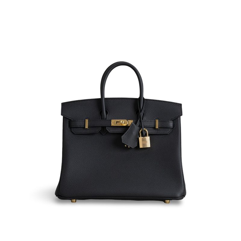 BIRKIN 25 TOGO LEATHER TRENCH WITH GOLD HARDWARE (GHW)