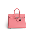 BIRKIN 25 SWIFT LEATHER ROSE AZALEE WITH PALLADIUM HARDWARE (PHW)