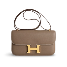 CONSTANCE 24 ELAN EPSOM LEATHER ETOUPE WITH GOLD HARDWARE (GHW)