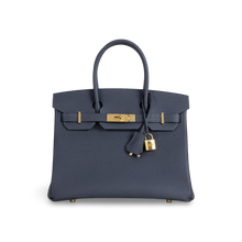 BIRKIN 30 TOGO LEATHER BLEU NUIT WITH GOLD HARDWARE (GHW)